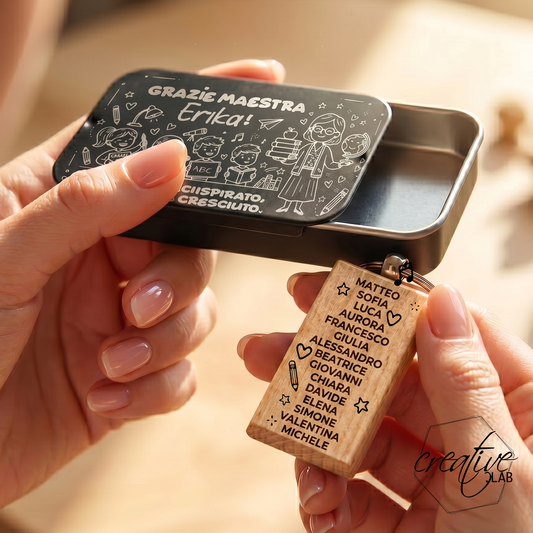 Scrigno dei Nomi – Set Regalo d’Eccellenza per Insegnanti