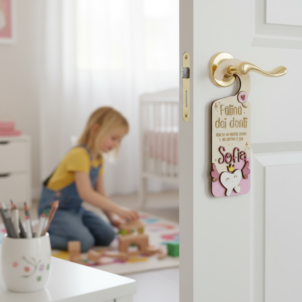 Tag porta per dentini, personalizzabile