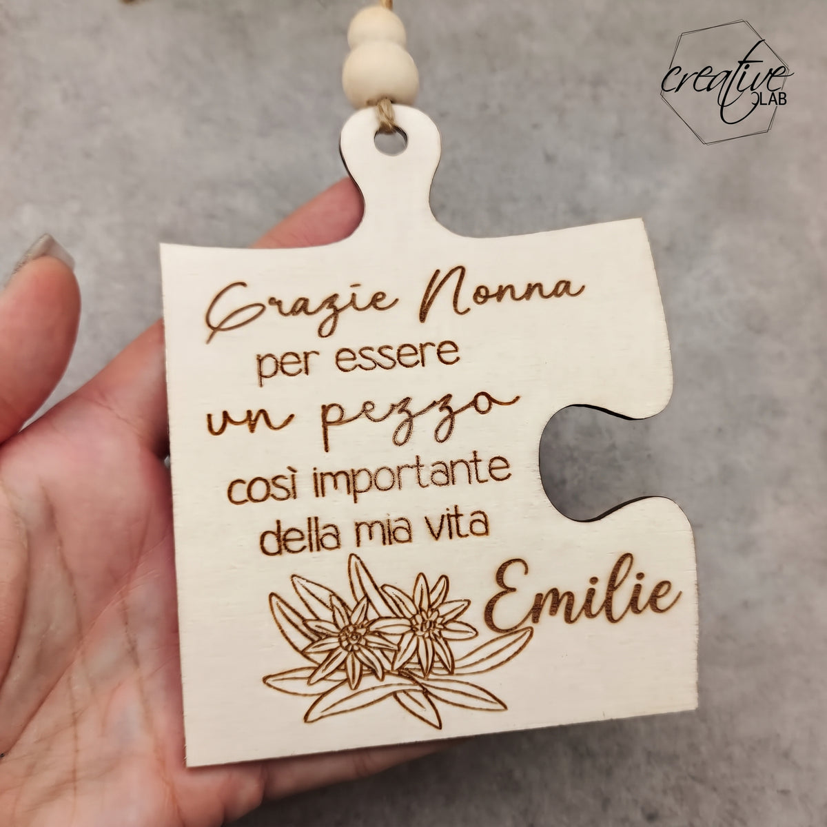 Puzzle per nonni, personalizzabile