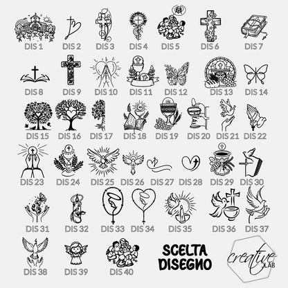 Segnalibro per catechista con nomi dei bambini