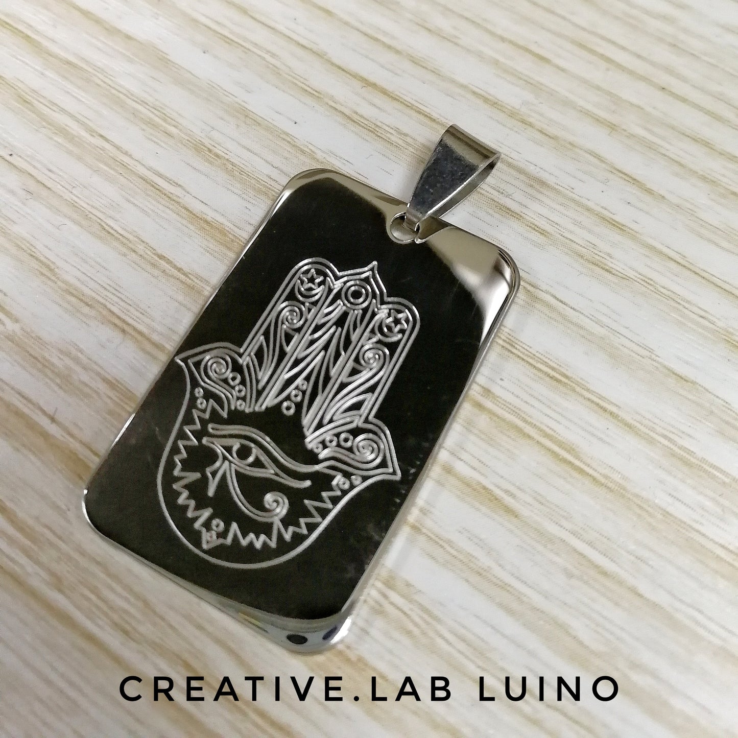 Ciondolo personalizzabile con collarino "A mia figlia" (B1)