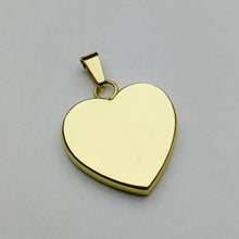 Carica l&#39;immagine nel visualizzatore di Gallery, Ciondolo a cuore oro personalizzabile (A11 oro)