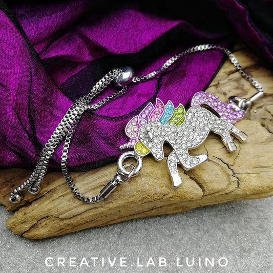 Bracciale con unicorno (G73)