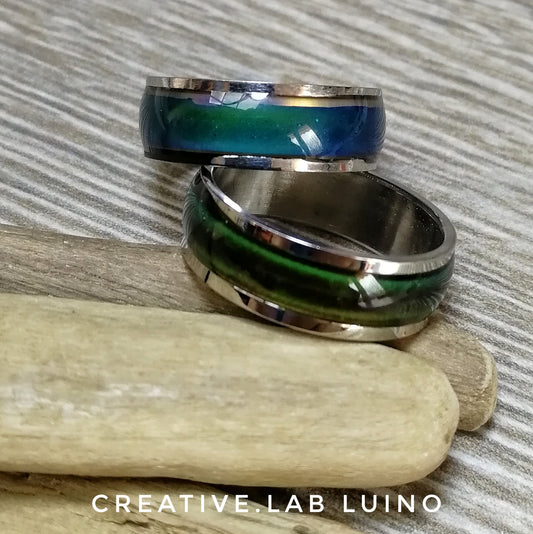 Anello che cambia colore in base all'umore