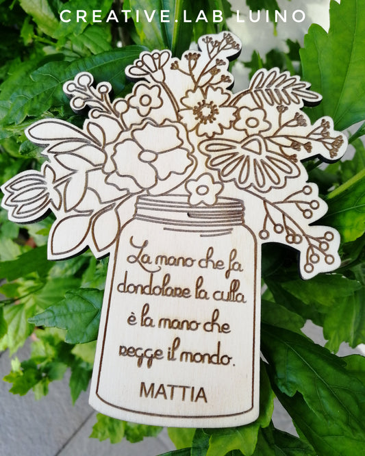 Decorazione personalizzabile per la mamma