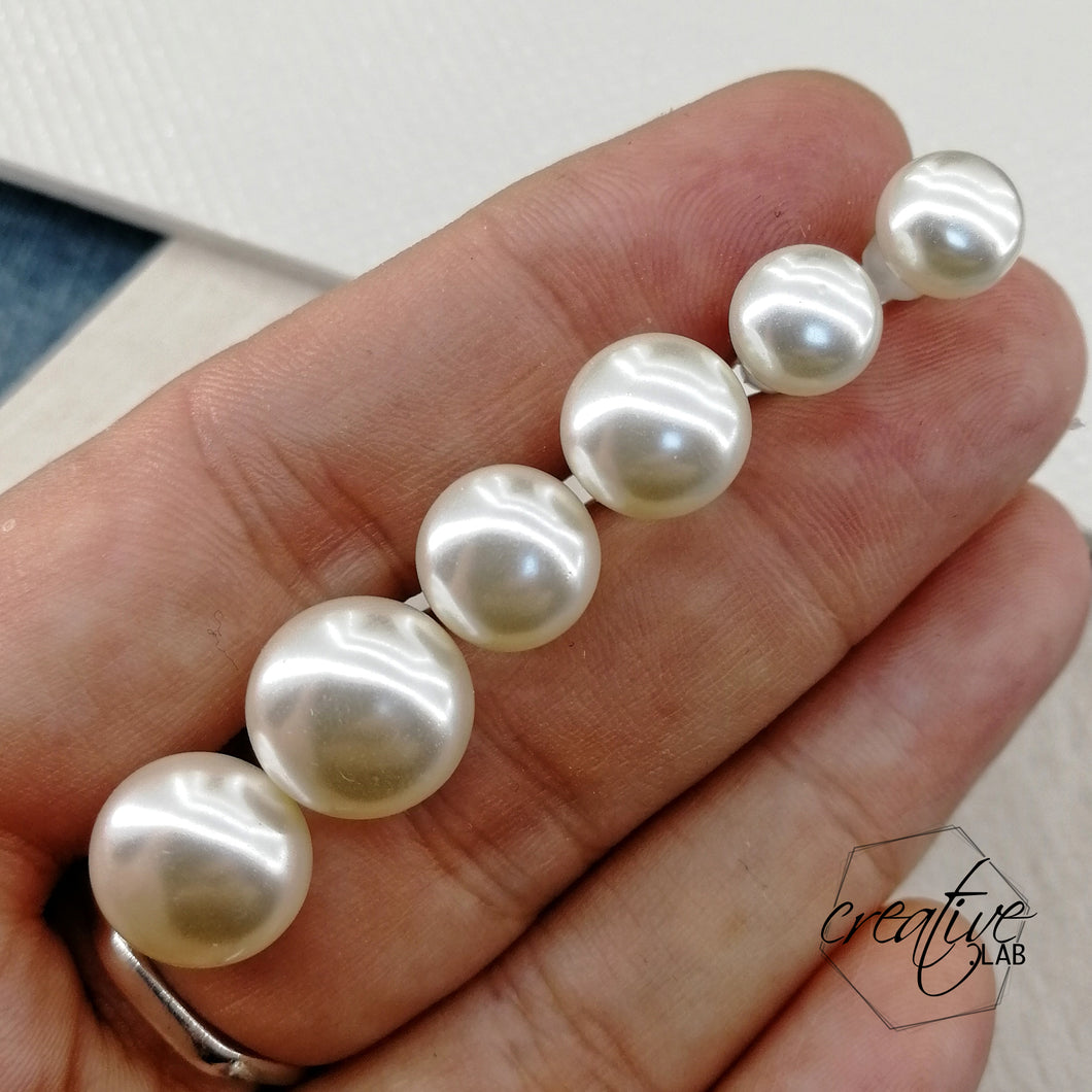 Orecchini perle artificiali