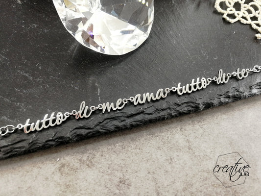 Bracciale "Tutto di me ama tutto di te"