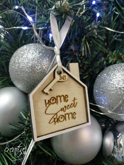 Decorazione Natalizia casetta personalizzabile