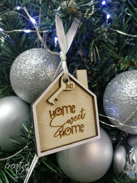 Decorazione Natalizia casetta personalizzabile
