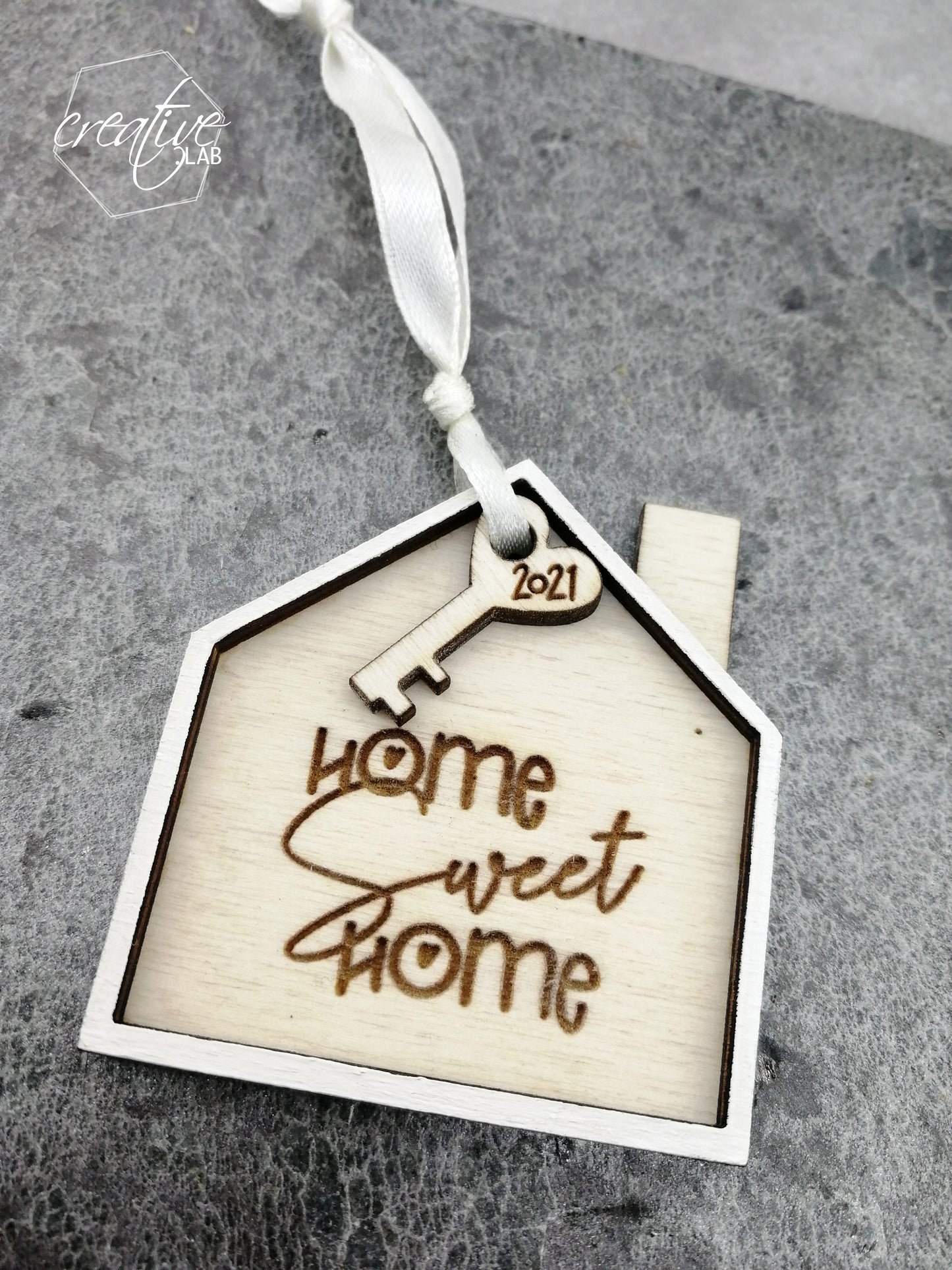 Decorazione Natalizia casetta personalizzabile