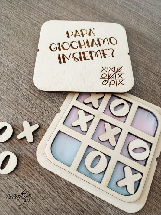 Tic tac toe per il papà