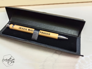 Penna di bamboo personalizzabile