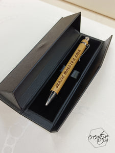 Penna di bamboo personalizzabile