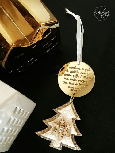 Decorazione Natalizia albero personalizzabile