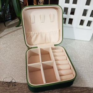Porta gioie grigio, quadrato, personalizzabile