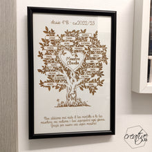 Carica l&#39;immagine nel visualizzatore di Gallery, Cornice con albero della vita per insegnanti