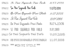 Carica l&#39;immagine nel visualizzatore di Gallery, Portachiavi con strap bandiera Italiana personalizzabile (R39)