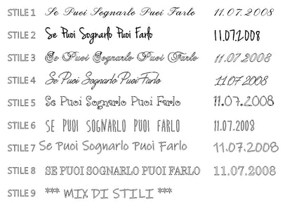 Ciondolo tondo personalizzato con catenina fine girocollo (C1+D2)